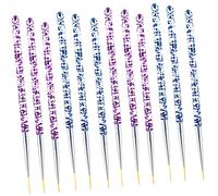 HONMEET 12pcs Nail Art Striping Brush Pens for Fine Detailing and Patterns Professional Nail Design Tools for Home and Salon Use Includes Liner and Dotting Brushes