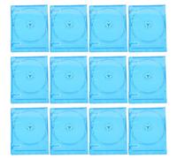 HONMEET 12pcs Plastic CD Box with Numbered Slots, Portable Disc Holder Case for Home and Vehicle, Holds Cds and Liner Notes, Easy Storage Solution