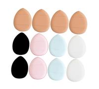 HONMEET 12pcs Powder Puff Makeup Blending Sponge Mini Makeup Jumbo Pure for Face for Foundation