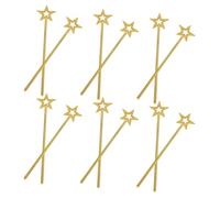 HONMEET 12pcs Sparkly Star Wands Lightweight Role Play Costume Props for Princess Fairy Angel Birthday Halloween Christmas Party Accessories