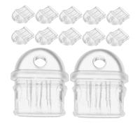 HONMEET 12pcs Transparent Type-c Dust Plugs Small Grime Stoppers for Phone Charging Ports Compact Fit Protective Port Covers Preventing Particle and Liquid Easy Insertion and Removal Phone