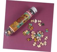 HONMEET 150 Pieces Mini Paper Jigsaw Puzzle Set for Adults Creative Educational Plaything with Sunflower Pattern Precise Color Cutting Easy to Store Fun Stress Relief Activity