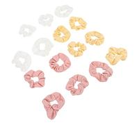 HONMEET 15pcs Fashionable Hair Ropes Elastic Ponytail Holders for Women Suitable for All Hair Types for Daily Wear and Special Occasions Includes and Bands