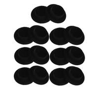 HONMEET 15pcs Miniature Doll Hats Resin Flocking Small Tops for DIY Crafts Cosplay Decorations Christmas Snowman Accessories for Handmade Dolls and Home Decor
