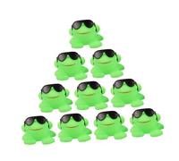 HONMEET 16Pcs Frog Bath Adorable Floating Water with Sound for Safe Bathtub Playthings Interactive Bath Fun
