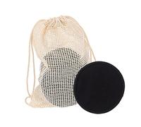 HONMEET 16pcs Reusable Makeup Remover Pads Bamboo Fiber Face Cleaning Tools for Lady Portable Washing Cotton Net Bag