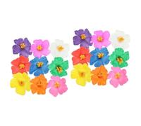 HONMEET 18pcs Bohemian Flower Hair Clips Simulation Plumeria Hairpins for Women Girls Fresh Floral Design for Beach Seaside Styles Elegant Accessories for Occasion Random Color