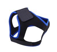 HONMEET 1PC Adjustable Triangle Chin Strap Jaw Belt for Soft Neoprene Device for Sleep Stress Reduction and Comfortable Nights Black Blue