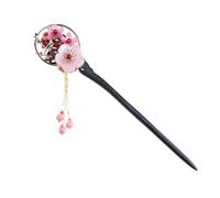 HONMEET 1pc Chinese Retro Hairpin Stick Accessory for Women Elegant Design Wood for Ancient Style for Mother Girlfriend