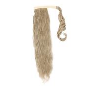 HONMEET 1pc Invisible Seamless Curly Ponytail Hair Extension High-temperature Synthetic Wig Natural Look Soft Texture for All-day Wear Versatile Styling Options for Women
