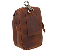 HONMEET 1pc Retro Leather Multi-Functional Waist Bag for Outdoor Sports Mobile Phone Holder for Daily Use Shopping Leisure Activities