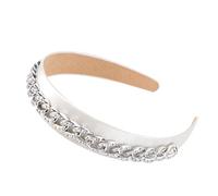 HONMEET 1pc Women Hair Headband Rhinestone Decoration Unique Chain Design Elegant Hair Accessory for Weddings Birthdays and Celebrations Comfortable Fit for All