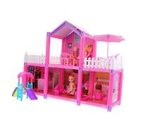 HONMEET 1Set DIY Big Villa Castle Plaything for Educational Construction for Creative Fun and Family Bonding Activities