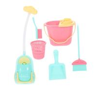HONMEET 1Set Doll House Cleaning Tool Miniature Housekeeping Accessories for Pretend Play for Dollhouse Decoration and Imaginative Playtime