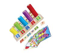 HONMEET 1Set Educational Wooden Math Puzzle for Multi Functional Arithmetic Blocks for Interactive Learning Creative Problem Solving Fine Motor Skills Development