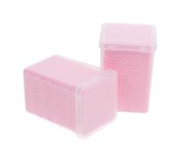 HONMEET 2 Boxes of Cotton Nail Polish Remover Wipes 400 Pieces Professional Nail Remover Pads for Manicure and Home Use Effectively Removing Polish without Shedding
