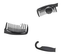 HONMEET 2 Pcs Professional Hairdressing Combs Black Home Hair Comb for Cutting Hair for Wet/dry Thick/thin
