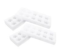 HONMEET 2 Sets Egg Tray Eco Friendly Foam Egg Holders for Kitchen Storage Practical for Home Use