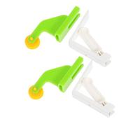 HONMEET 2 Sets Mechanical Pulley System with Plastic Fixed Blocks for Science Experiments Table Clamp Design for Easy Setup Educational Physics Learning Tools and Crane Models for Students