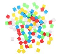 HONMEET 200 Pcs Colorful Math Geometry Cubes Sensory for Practical DIY Blocks for Learning Counting Sorting and Pattern Recognition Classroom and Home Use