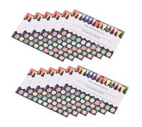 HONMEET 200PCS Classroom Reward Punch Cards for Students Coated Paper Score Cards with Designs Flexible Scoring Behavior Incentive System for Teachers and Business Use