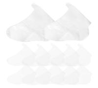 HONMEET 200Pcs Disposable Foot Covers Thickened Clear Foot Sleeves Moisture Locking Pedicure Socks for Salon Home Use and Shoe Protection