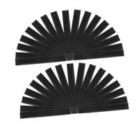 HONMEET 200pcs Flexible Plastic Makeup Brush Covers Stretchable Protective Mesh Sleeve for Travel and Home Use Fits Eye Shadow and Foundation Brushes Cosmetic Tool Protector