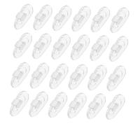 HONMEET 200pcs Nose Pads for Eyeglasses Glasses Nose Pads Replacement for Glasses Silicone Eyeglass Cushion Transparent