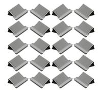 HONMEET 200pcs Reusable Paper Clam Clips File Fasteners Metal Mini Stapler Refill for Office School Students