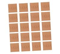 HONMEET 20PCS Kraft Paper CD Bags Multi-disc Storage Envelopes Lightweight Portable CD Paper Sleeves for Home Use