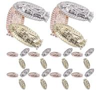 HONMEET 20pcs Mary Nail Charms in Assorted Colour Alloy Material Resistant to Deformation and Fit Different Nail Designs for Crafts