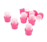 HONMEET 20pcs Nail Art Gel Polish Remover Finger Soak off Caps Silicone Wrap Tool for Manicure Nail Beauty Gel Polish Cleaner Travel