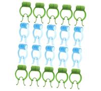 HONMEET 20Pcs Nasal Nose Clips Stop Nosebleeds Portable Breath Training Clips for Home Emergency Use Made of High-Grade EVA and Pom Material Comfortable Fit for Nasal Mucus Reduction