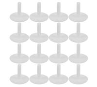 HONMEET 20pcs Plastic Duck Holder with Hook and Loop Straps, Non-Slip Rubber Duck Mount for Car Dashboard Display, Bath Fixer Suitable for Jeep Enthusiasts