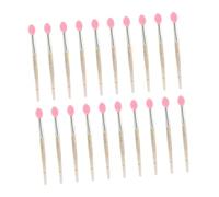HONMEET 20pcs Silicone Lip Brushes for Makeup Soft Lip and Lipstick Applicators for Women Cosmetic Application and Skin-friendly Silicone Material