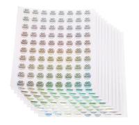 HONMEET 2400Pcs Qc Passed Stickers Self Adhesive Quality Test Labels Bright Color for Warehouse Inventory and Production Monitoring