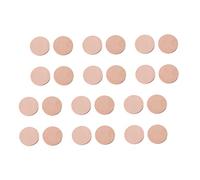 HONMEET 24pcs Eco-friendly Latex Cotton Makeup Sponge Round Powder Puff Reusable Facial Cleansing Pads Makeup Remover