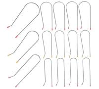 HONMEET 24pcs Hot Curler Securing Clips Hair Roller Clips Replacement Rollers with Stainless Steel Pins Suitable for Fine and Thick Hair Styling