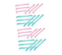 HONMEET 24pcs Perm Rods Hair Curlers for Short Hair Versatile Curling Tools with PP Material for Healthy Salon-style Curls at Home and Travel