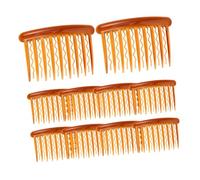 HONMEET 24pcs Retro Comb Teeth Plastic Side Hair Combs for Women Fine Thin Hair Wedding Veil Teeth Bridal Wave Design Pack