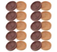 HONMEET 24pcs Stackable Wood Checkers Pieces 1.2 Inch round Thread Carved Wooden Game Pieces for Table Games Learning Supplies and Tabletop Activities