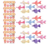 HONMEET 28Pcs DIY Foam Planes with Valentine'S Day Greeting Cards for, Classroom Exchange Favors and Party, Valentines School Party Supplies