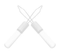 HONMEET 2pcs Acrylic Button Hook Helper and Zipper Assistance Tool for Seniors and Disabled, Easy to Use Versatile Design, for Dresses and Zipper Pullers, Dressing Aid for Elderly