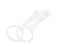 HONMEET 2pcs Baby Pull Rings and Crib Hand Pull Rings for Toddlers White Nursery Cot Infant Bed Accessories Baby Walking Assistant for Early Development
