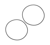 HONMEET 2pcs Bar Stool Ring for Base round Black Rubber Anti-slip Protector Bar Chair Base Rubber Strip Wear Protection and Chair