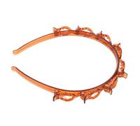 HONMEET 2pcs Breathable Double Layer Hairpin Headband for Women, Plastic Multilayer Hollow Design, Comfortable Sports Hairband for Outdoor Activities and Running