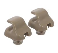 HONMEET 2pcs Car Sun Visor Hook Clips High-strength PP Vehicle Accessories for Reliable Interior Visor Retainer Fixing Easy Installation for Automotive Use