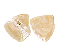 HONMEET 2pcs Cat Ear Hair Clips Stylish Tortoise Shell Hair Accessories for Women for Parties Weddings and Daily Wear Your Look Vintage Charm