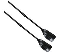 HONMEET 2pcs Detachable Kayak Paddle Boat Oars Pvc Black Comfortable to Hold for Kayaking and Inflatable Boats