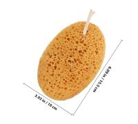 HONMEET 2pcs Exfoliating Body Sponge for Shower Bath with Gentle Massage Thick Texture High Water Absorption Rich Generation Home Bath Sponge for Skin Protection and Daily Use